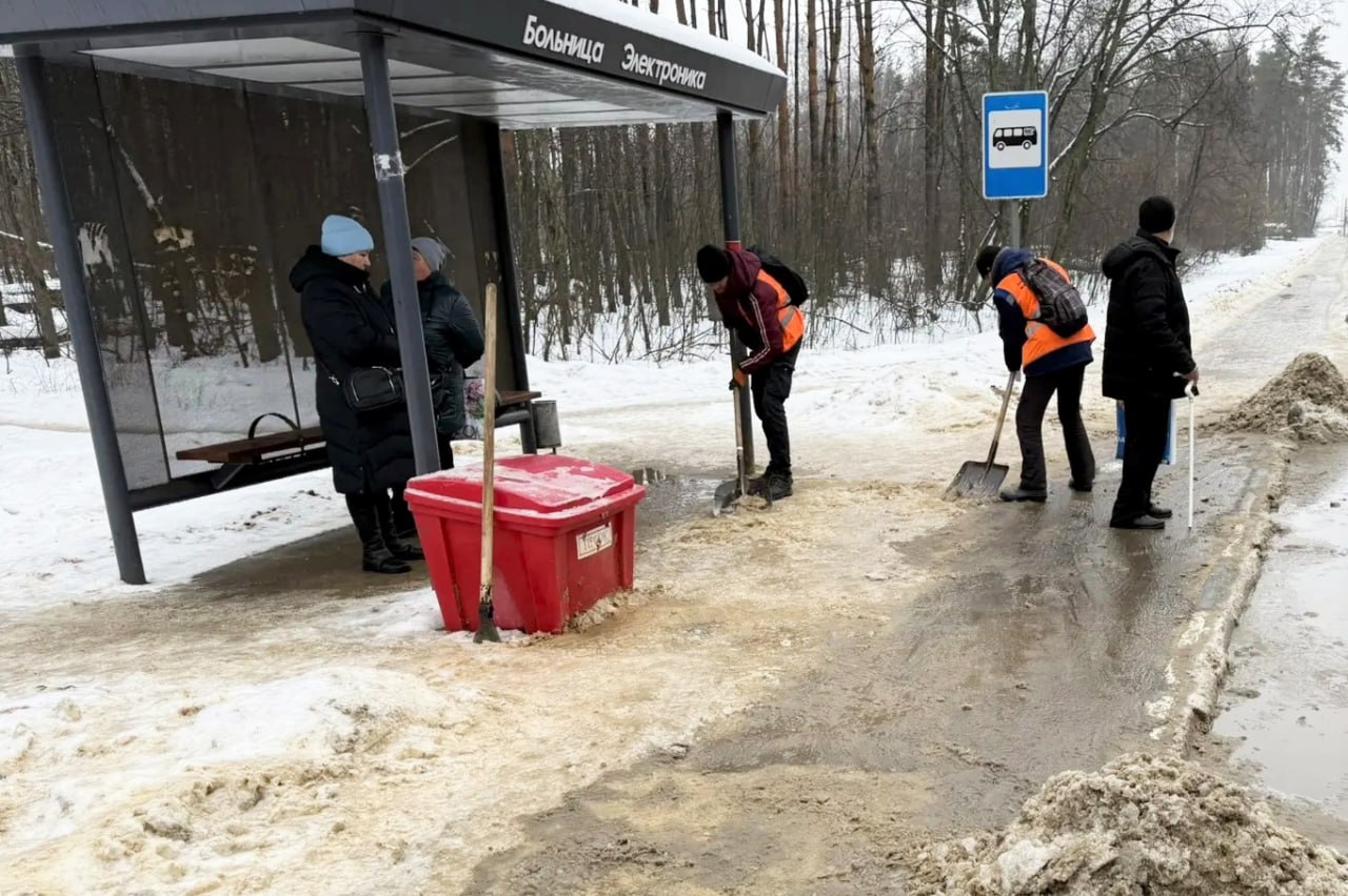 Зимние работы на территории района не останавливаются Зимние работы на территории района не останавливаются