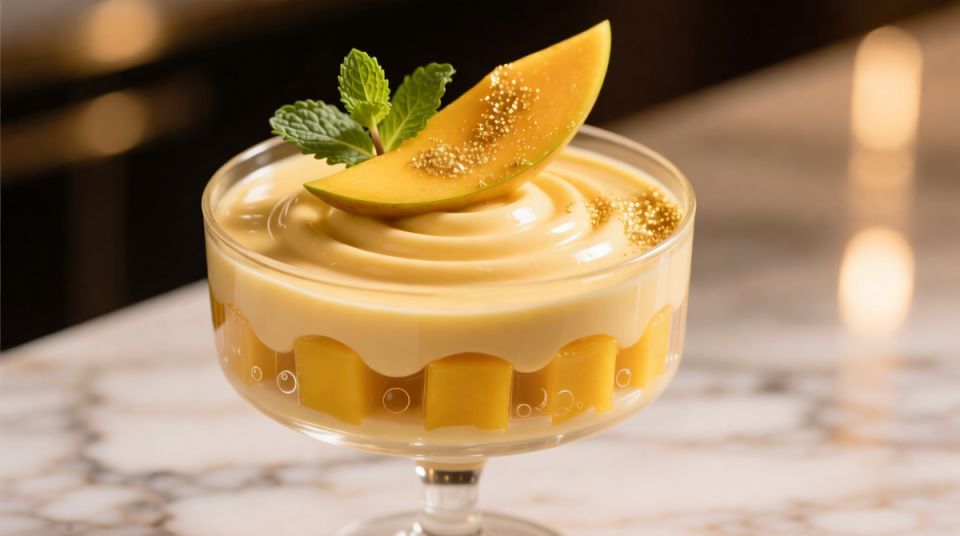 Нежнейший манговый мусс-крем, который тает во рту