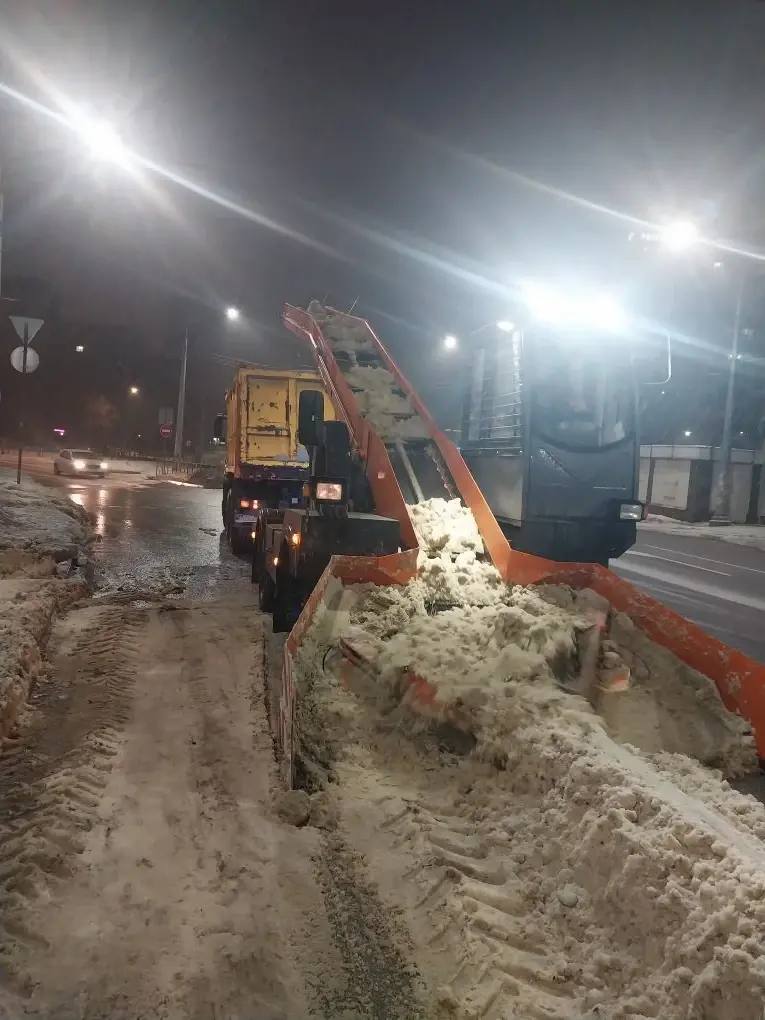 #уборка_Воронежа в ночь с 15 на 16 февраля #уборка_Воронежа в ночь с 15 на 16 февраля