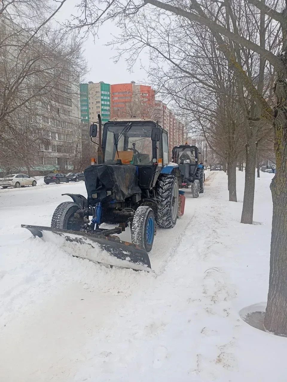 #уборка_Воронежа днём 21 февраля #уборка_Воронежа днём 21 февраля