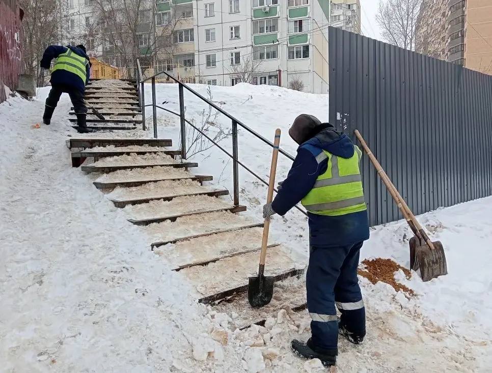 #уборка_Воронежа днем 24 февраля #уборка_Воронежа днем 24 февраля