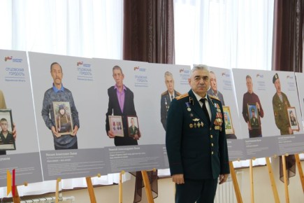 Петропавловка приняла эстафету патриотического движения «Герои с нами»