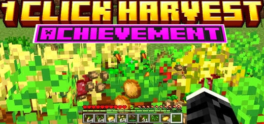 Упрощенный сбор урожая в Minecraft PE