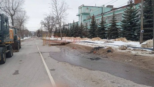 Специалисты заменят 300 метров коллектора на улице Циолковского