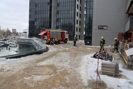 Как прошли пожарно-тактические учения в ЖК «Новый Современник»