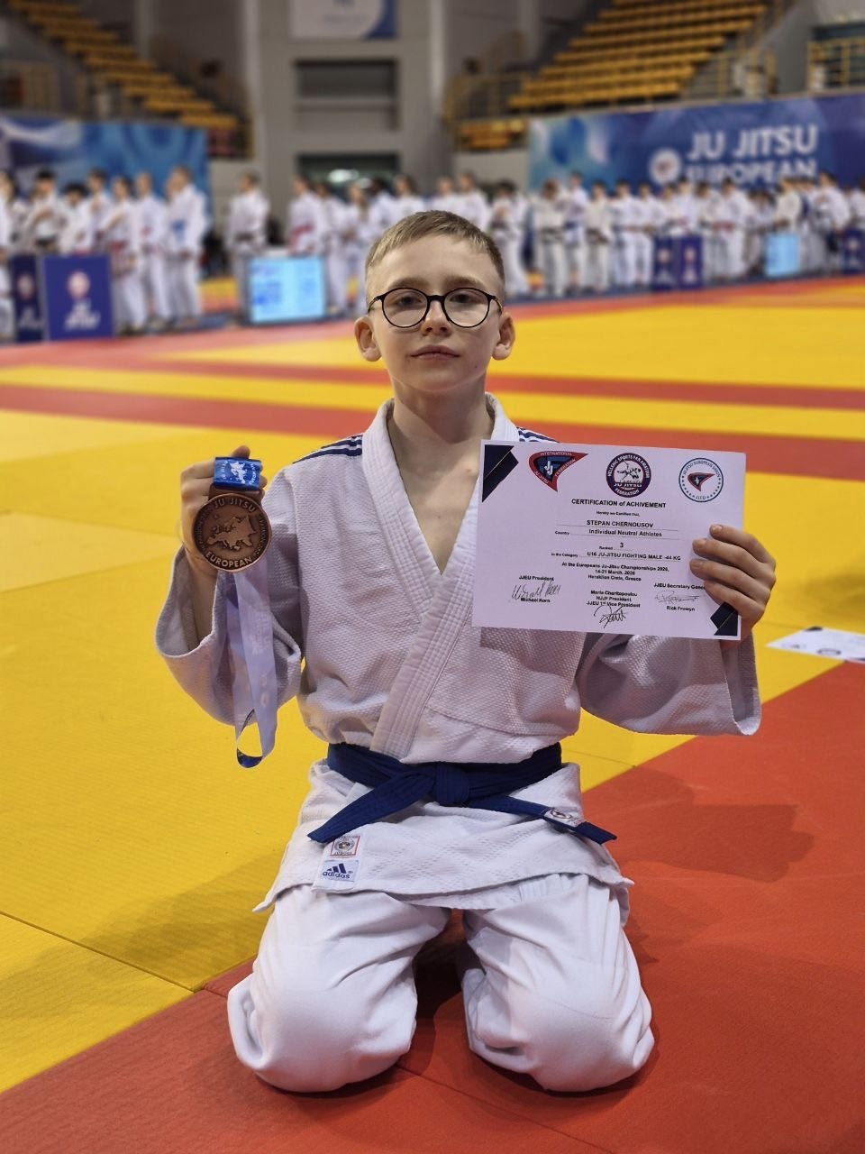 Двое воронежских спортсменов завоевали медали в Чемпионате и Первенстве Европы по джиу-джитсу Двое воронежских спортсменов завоевали медали в Чемпионате и Первенстве Европы по джиу-джитсу