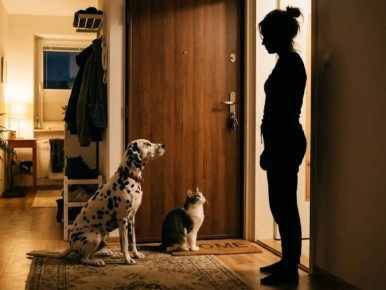 Теперь точно: собака и кошка, ранее запертые в квартире – на свободе