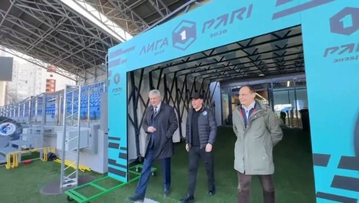 Губернатор Гусев назвал дату проведения первого матча на новом футбольном стадионе «Факел»