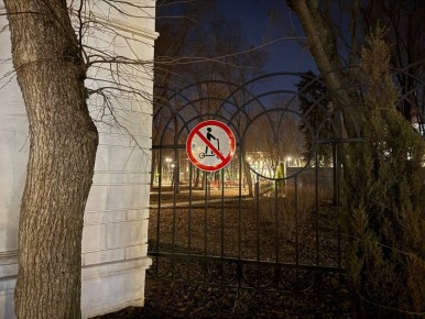 В воронежском парке «Орленок» гуляют законопослушные люди