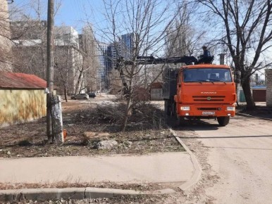 Вчера вечером через нашу группу в MAX обратилась жительница Воронежа Ольга, которая рассказала, как по адресу Ворошилова, 31 уже два года лежат спиленные ветки