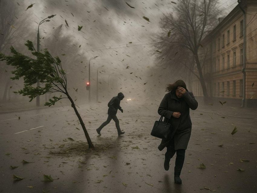 О ветре, способном раскачивать стволы деревьев, предупредили воронежцев