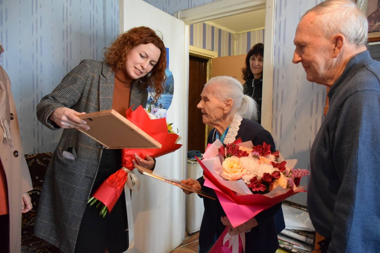 Участница Великой Отечественной войны Мария Ткачева из Россоши отметила вековой юбилей Участница Великой Отечественной войны Мария Ткачева из Россоши отметила вековой юбилей