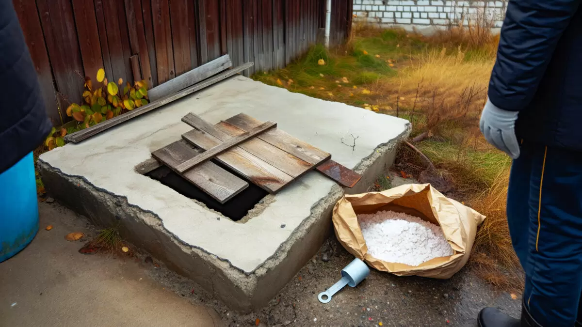 Каустическая сода в выгребной яме: риски и советы от экспертов