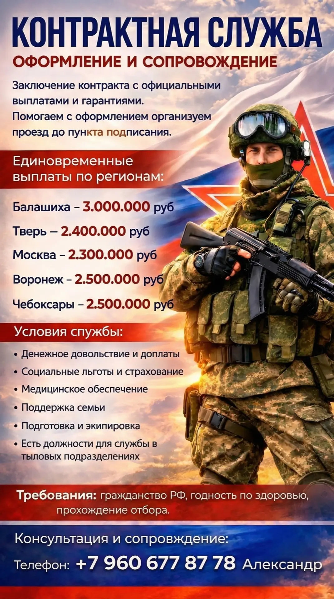 Контракт на СВО. Самые высокие выплаты