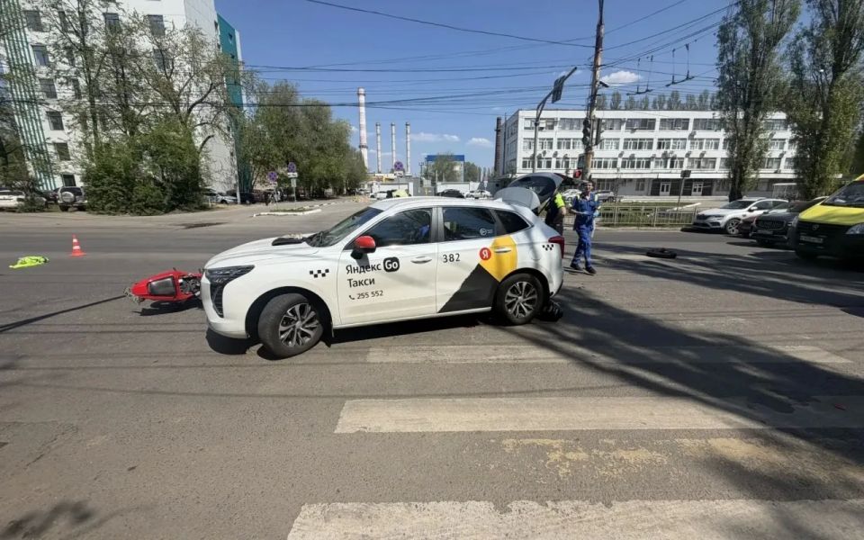 В Советском районе Воронежа произошло ДТП, в результате которого погиб мотоциклист
