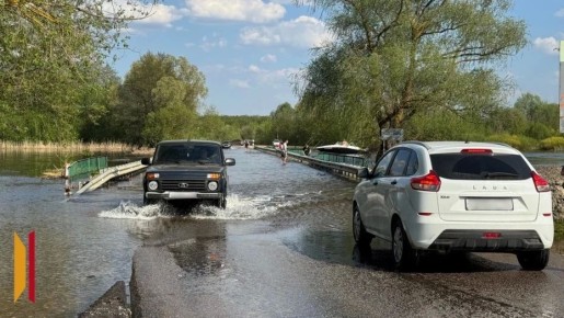 В Рамонском районе открыли движение по низководному мосту через реку Воронеж