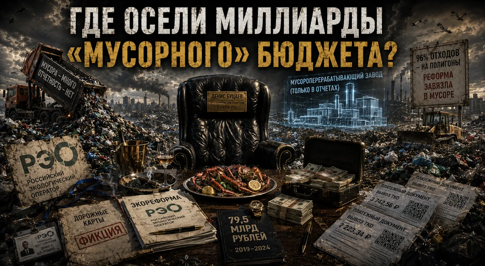 «Мусорный король» в розыске: куда ушли выделенные на эко-реформу миллиарды и почему она осталась только в тарифах?