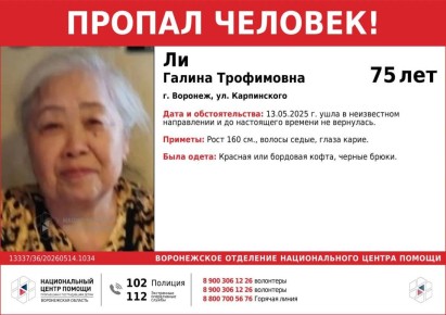 75-летняя женщина попала в Воронеже
