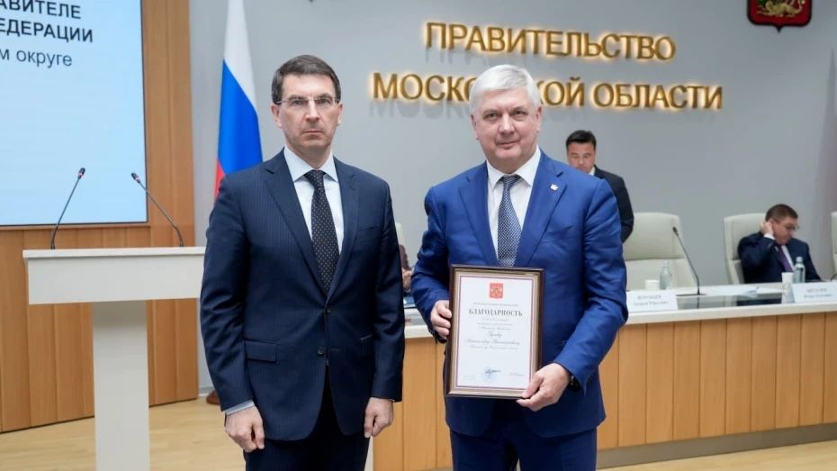 Воронежский губернатор Александр Гусев получил благодарность Президента России