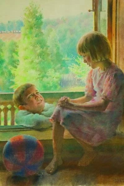 Топ-5 картин из музея им. И.Н. Крамского в честь Международного дня защиты детей Топ-5 картин из музея им. И.Н. Крамского в честь Международного дня защиты детей