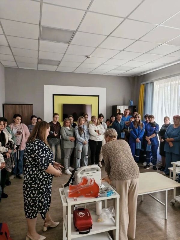Работники СМП районных больниц закрепили теоретические и практические знания на мастер-классе Работники СМП районных больниц закрепили теоретические и практические знания на мастер-классе