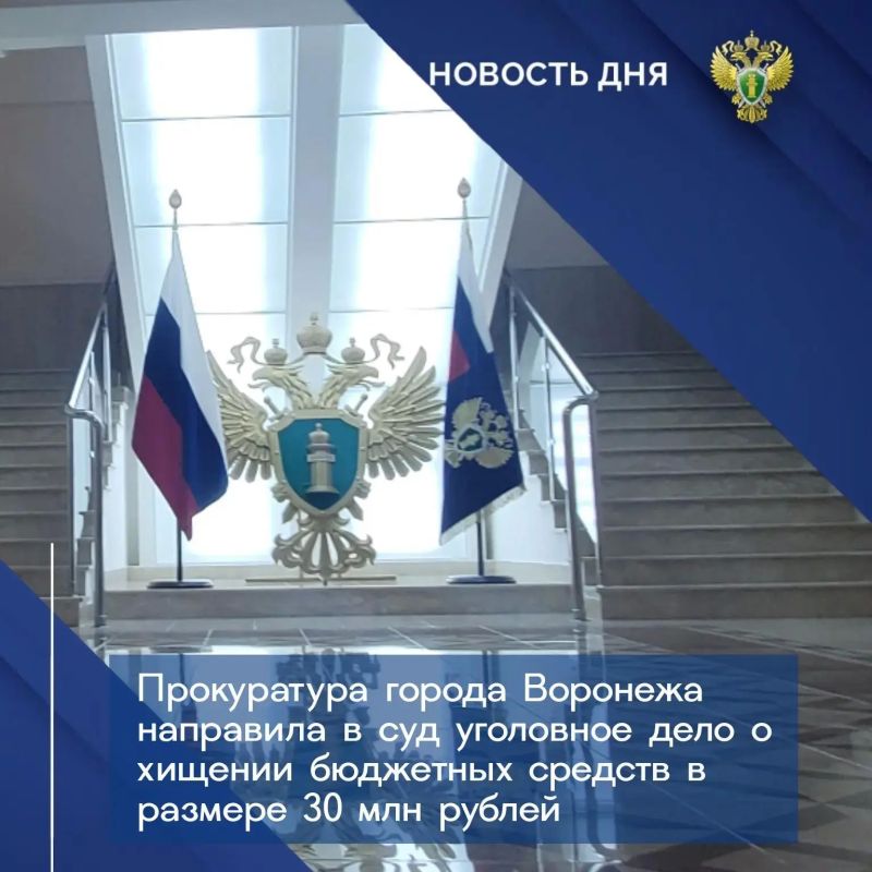 Прокуратура города Воронежа утвердила обвинительное заключение по уголовному делу в отношении 48-летнего индивидуального предпринимателя