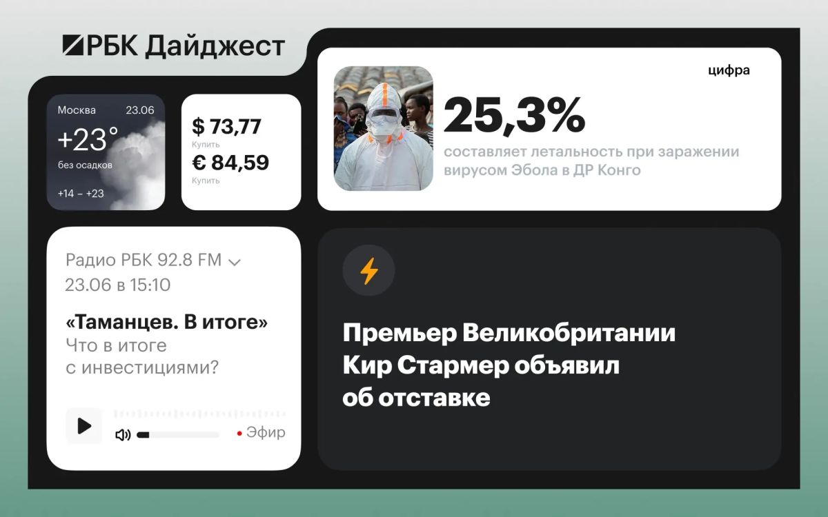 Главные новости к вечеру 22 июня