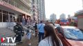 Жильцов самого большого дома в Воронеже эвакуировали из-за пожара