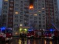 Женщина и маленький ребенок пострадали на пожаре в многоэтажке в Воронеже