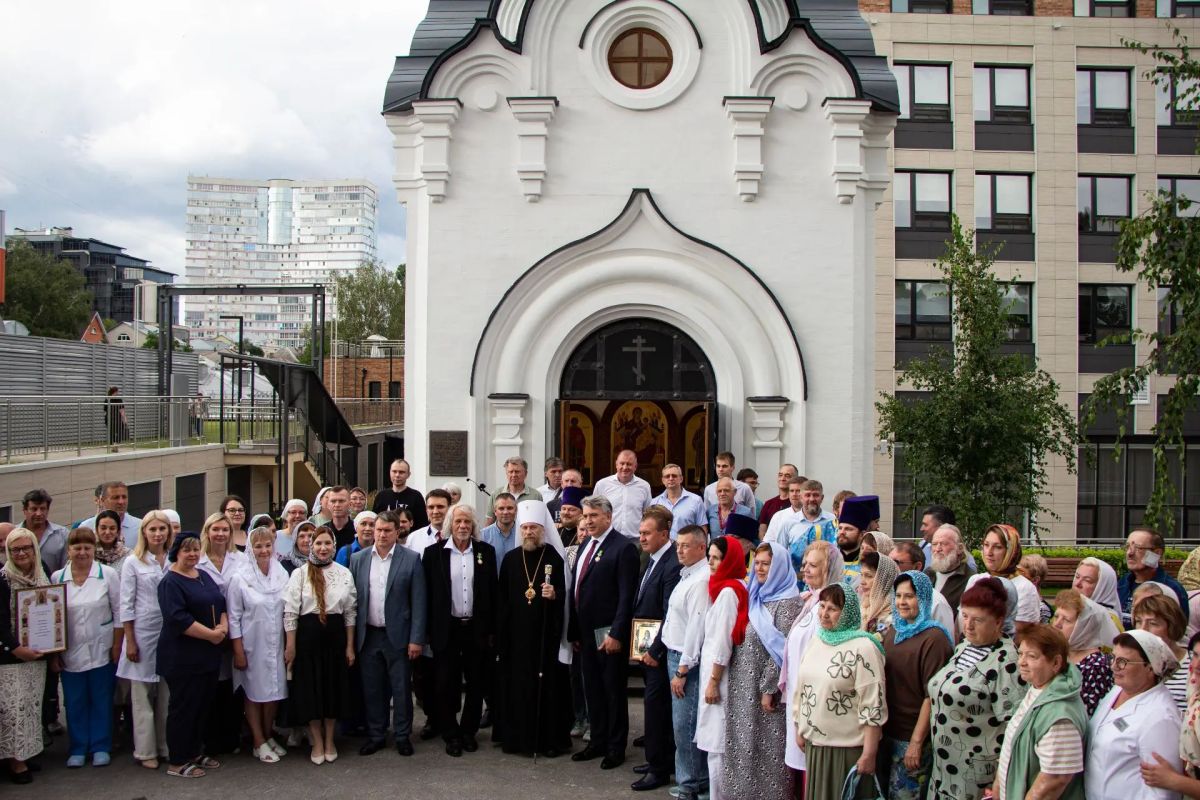 В ВОНКОЦ освятили часовню в честь иконы Божией Матери «Всецарица» В ВОНКОЦ освятили часовню в честь иконы Божией Матери «Всецарица»