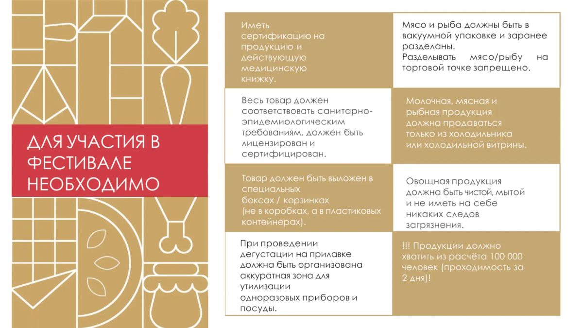 Открыт приём заявок на осенний гастрофестиваль «Вкусы России» в Нальчике Открыт приём заявок на осенний гастрофестиваль «Вкусы России» в Нальчике