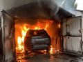 Гаражный кооператив загорелся на выходных на улице 9 Января