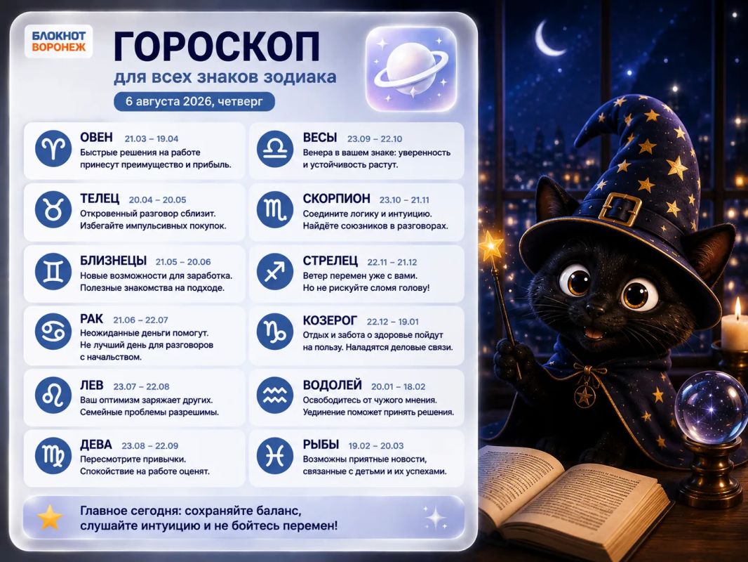 Черная кошечка перебежала дорогу, но принесла не плохие вести, а гороскоп на завтра