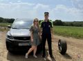 Кантемировские автоинспекторы оказали помощь автоледи, столкнувшейся с нештатной дорожной ситуацией