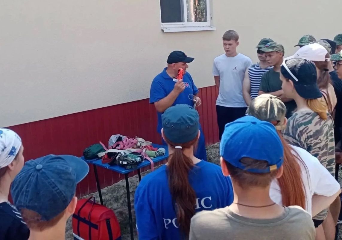 Выездную «Школу безопасности» провели в учебно-методическом центр военно-патриотического воспитания молодёжи «Авангард»