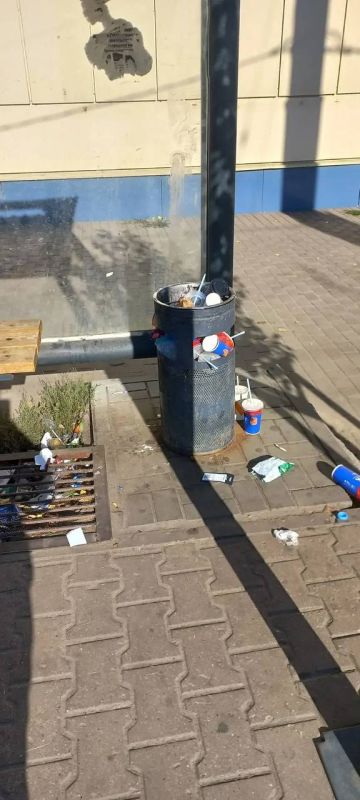 Воронежскую остановку у «Максимира» превратили в помойку