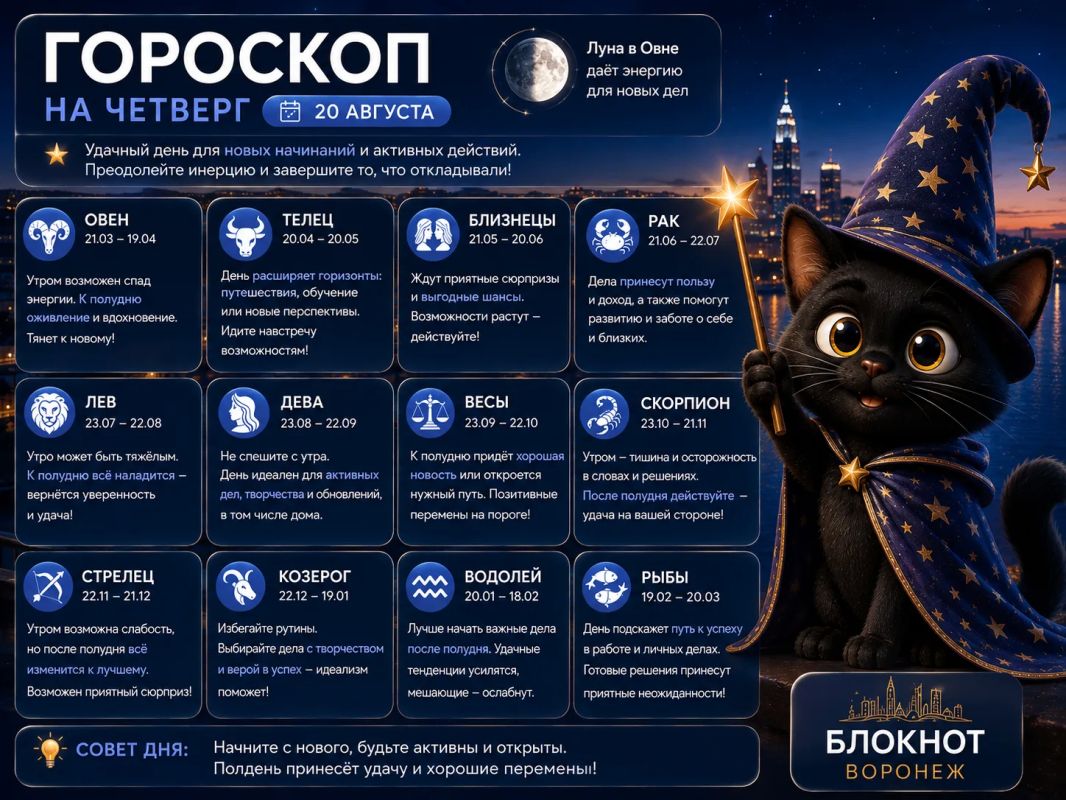 А вот и ваше звездное послание на завтрашний день