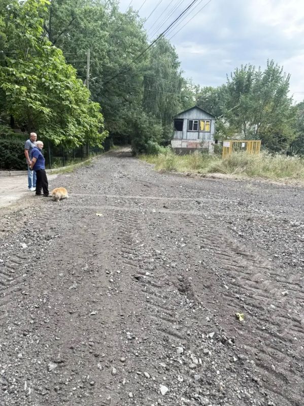 В частном секторе Железнодорожного района активно ведутся дорожные работы В частном секторе Железнодорожного района активно ведутся дорожные работы
