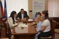 Председатель Воронежской городской Думы, Герой России Андрей Дьяченко провел прием граждан в приемной председателя партии «Единая Россия»