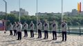 В Воронеже на дамбе Чернавского моста отметили День Государственного флага России
