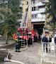 На Кольцовской загорелась квартира