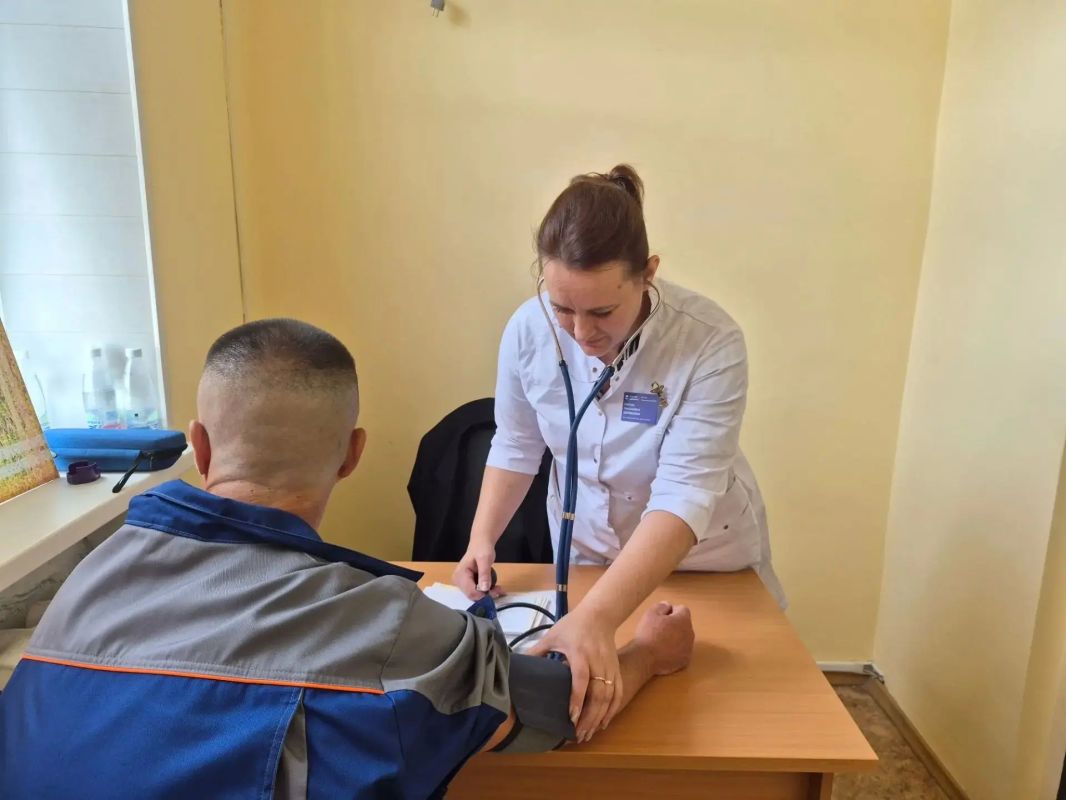 Своё здоровье без отрыва от работы проверили сотрудники предприятия в Ольховатском районе