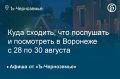 Куда сходить, что послушать и посмотреть в Воронеже с 28 по 30 августа