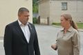 Андрей Дьяченко накануне Дня знаний посетил школу№ 20