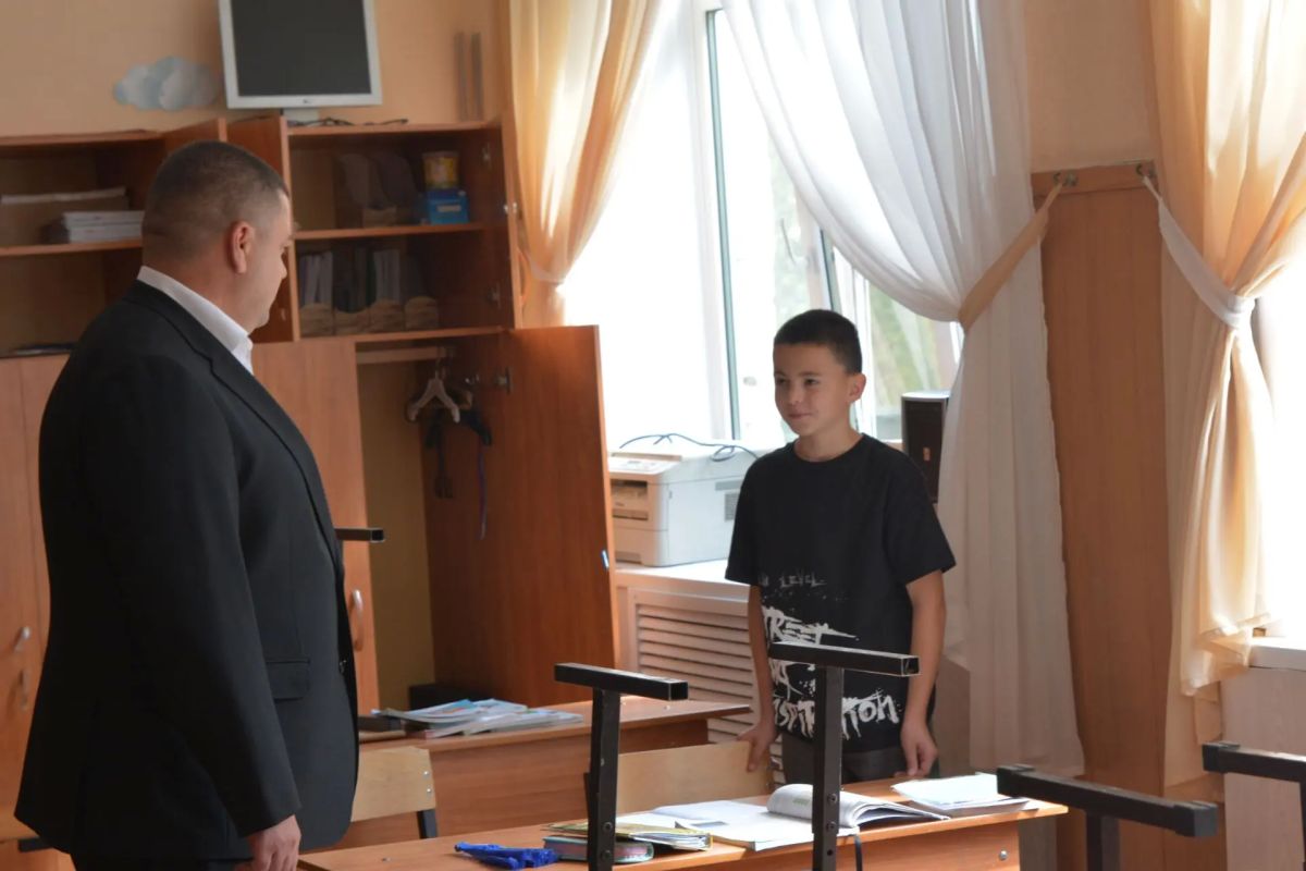 Андрей Дьяченко накануне Дня знаний посетил школу№ 20 Андрей Дьяченко накануне Дня знаний посетил школу№ 20