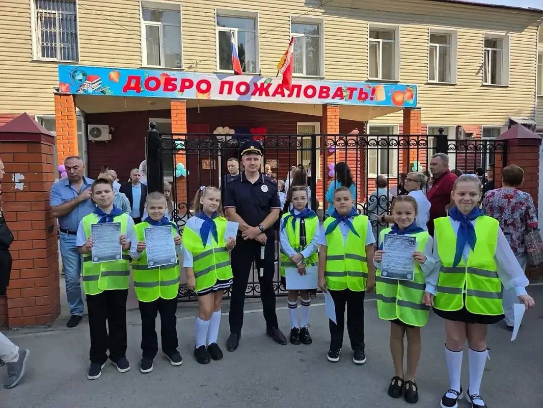 В областном центре стартовала акция «Дорожный патруль безопасности»: ЮИДовцы взяли старт под контроль