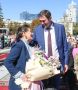 Мэр Воронежа поздравил заслуженную артистку Екатерину Молодцову с днем рождения