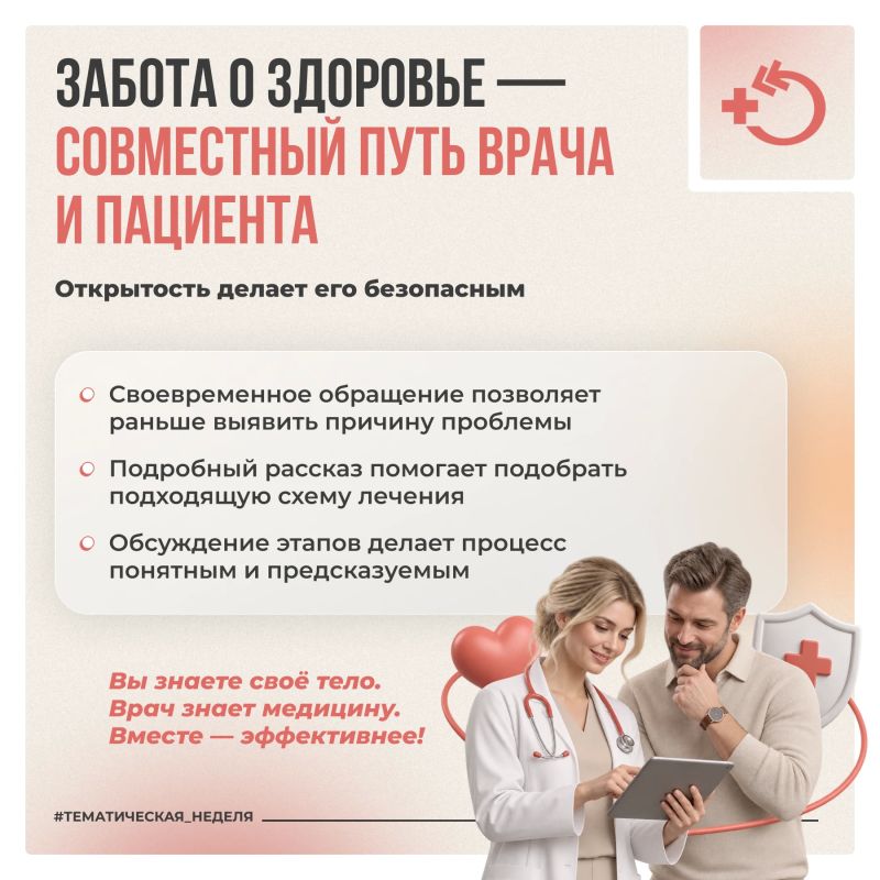 Качественная медицинская помощь всегда строится на доверии, уважении и открытом диалоге между врачом и пациентом Качественная медицинская помощь всегда строится на доверии, уважении и открытом диалоге между врачом и пациентом
