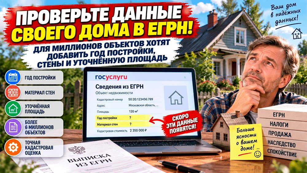 Уточнение данных ЕГРН: как это повлияет на владельцев недвижимости