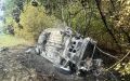 После массового ДТП в Хохольском районе автомобиль Peugeot вылетел в кювет и загорелся: есть пострадавшие